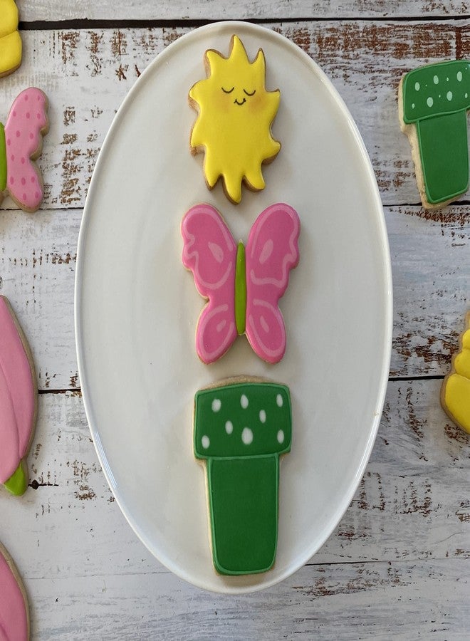 Handstand Kitchen Spring Fling 3-piece 3" Flower Pot, Butterfly and Sun Cookie Cutter Set - Image 5