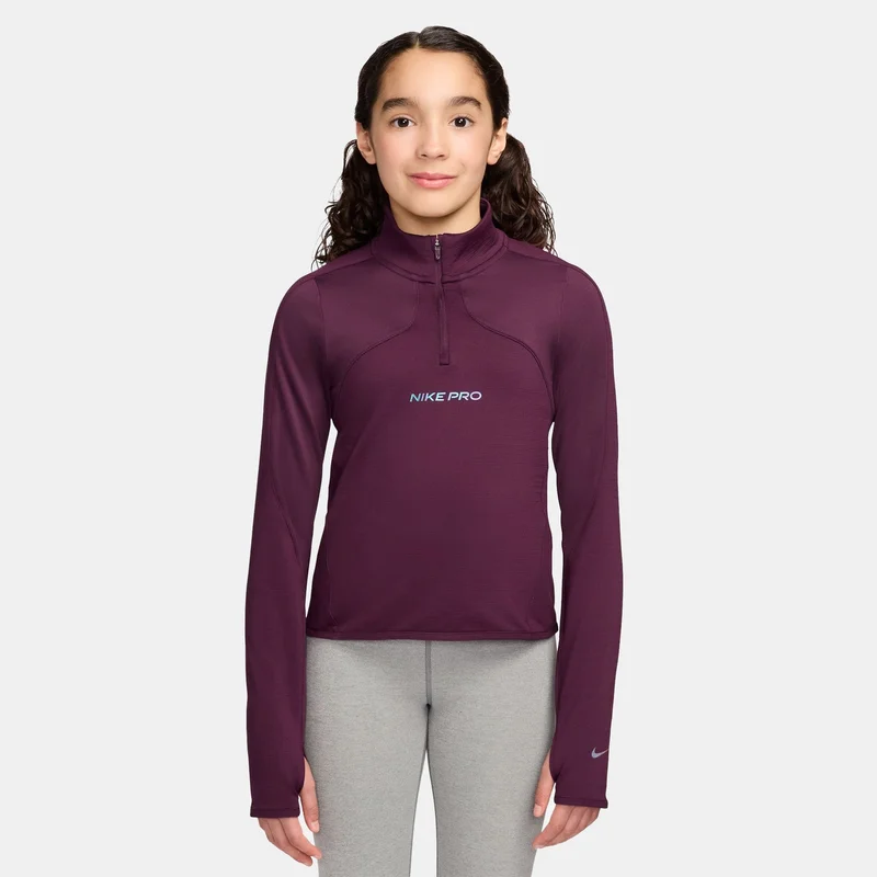نايكي Kids' Pro Therma-FIT 1/2-Zip Training Top