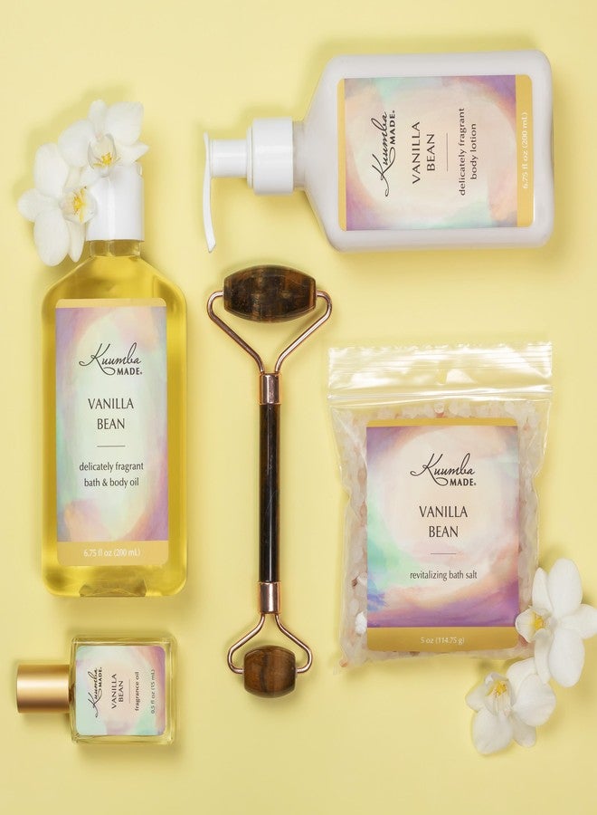 Kuumba Made زيت الاستحمام والجسم بنكهة الفانيليا من كوامبا 6.75 أونصة سائلة (200 مل) | زيت جسم مرطب ومعطر - Image 3