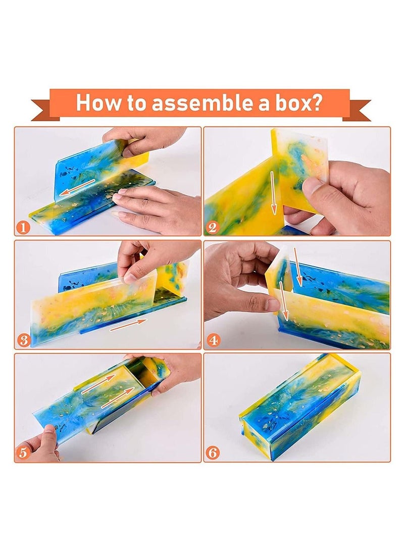 SYOSI Dominoes Storage Box Resin Molds Resin Molds Domino Silicone Molds Dot Dominoes Silicone Molds Domino Epoxy Resin Molds DIY Craft Tool Domino Game Silicone Molds - Image 4