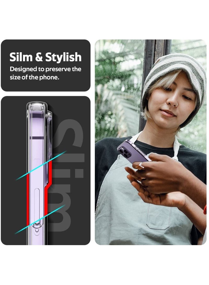 DUSALA iPhone 14 Pro Max Case Clear, Ultra [Slim Thin] Flexible Clear TPU Scratch Resistant Gel Rubber Soft Silicone Protective Case Cover for iPhone 14 Pro Max 6.7-inch - Image 3