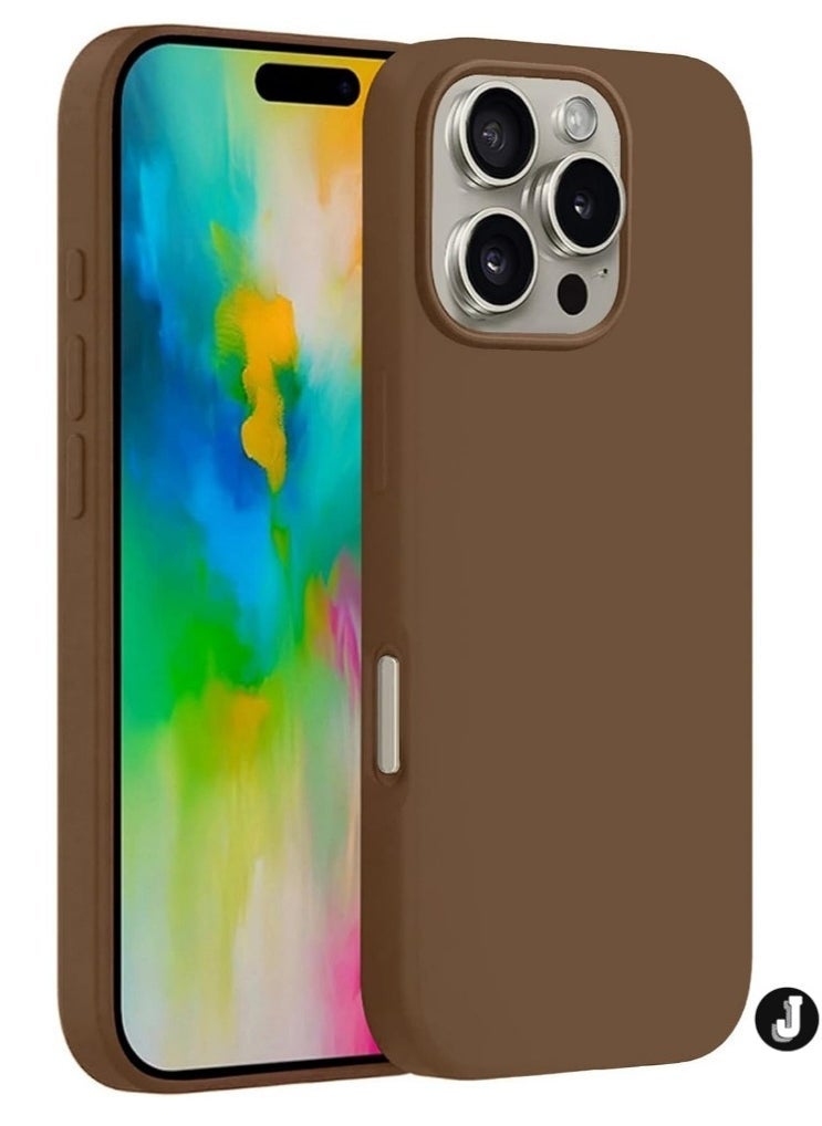 JAJEEK "Ultra Slim Liquid Silicone Case for iPhone 16 Pro Max – Soft Anti-Scratch Microfiber Lining & Enhanced Drop Protection" - Image 1