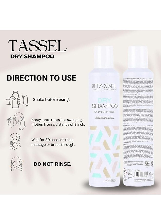 TASSEL Dry Shampoo 300ml With Volumizing, Refreshing, And Cleansing Hair Treatment For Effortless Beauty, Shine  - Image 4