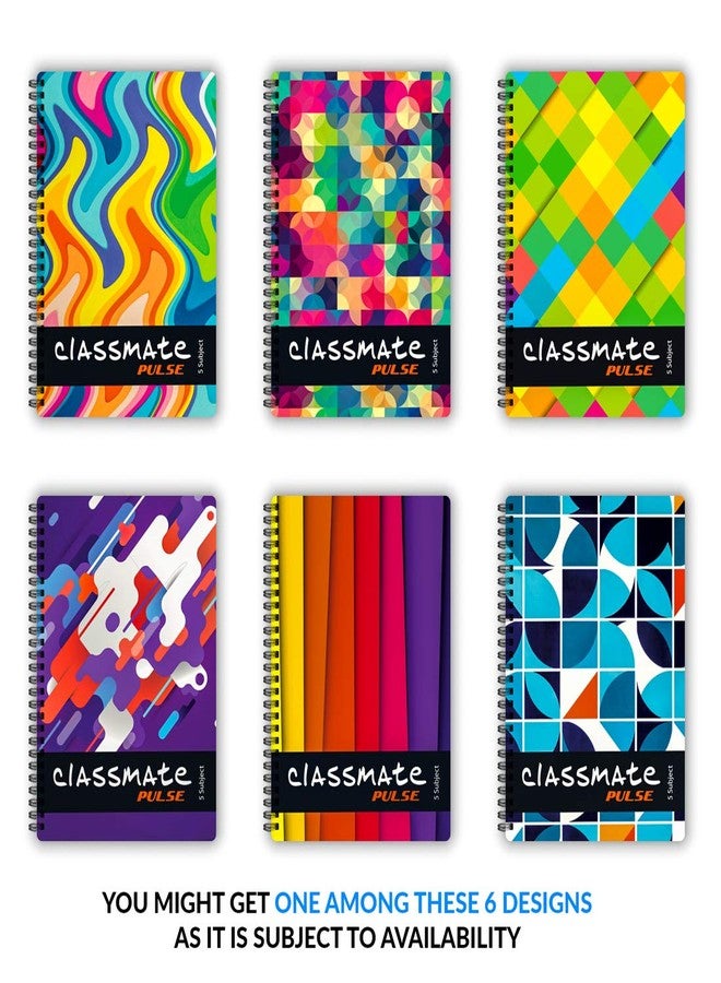 Classmate Pulse Spiral Notebook - Single line, 300 Pages, Wiro, 240mm x 180 mm - Image 3