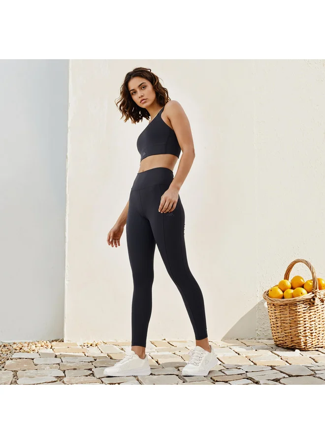 Kappa Kappa Panelled Leggings with Pocket