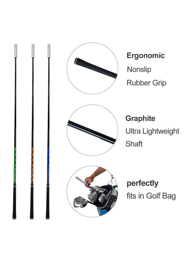 KONDAY Golf Swing Trainer, Golf Swing Training Aid Warm up Stick for Improving Rhythm, Flexibility, Balance, Tempo, Speed, and Strength with 4 Adjustable Weights - Image 3