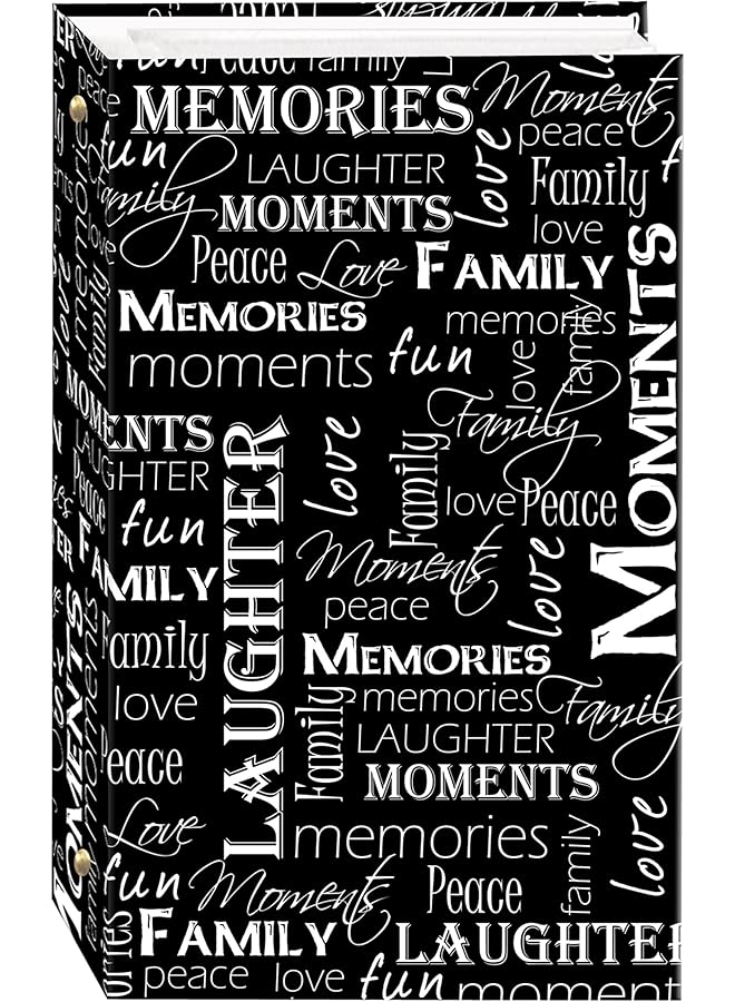 The Bros STC-46/BR 3-Ring Photo Album 300 Pockets 4"x6" STC-46D/BWW - Image 1