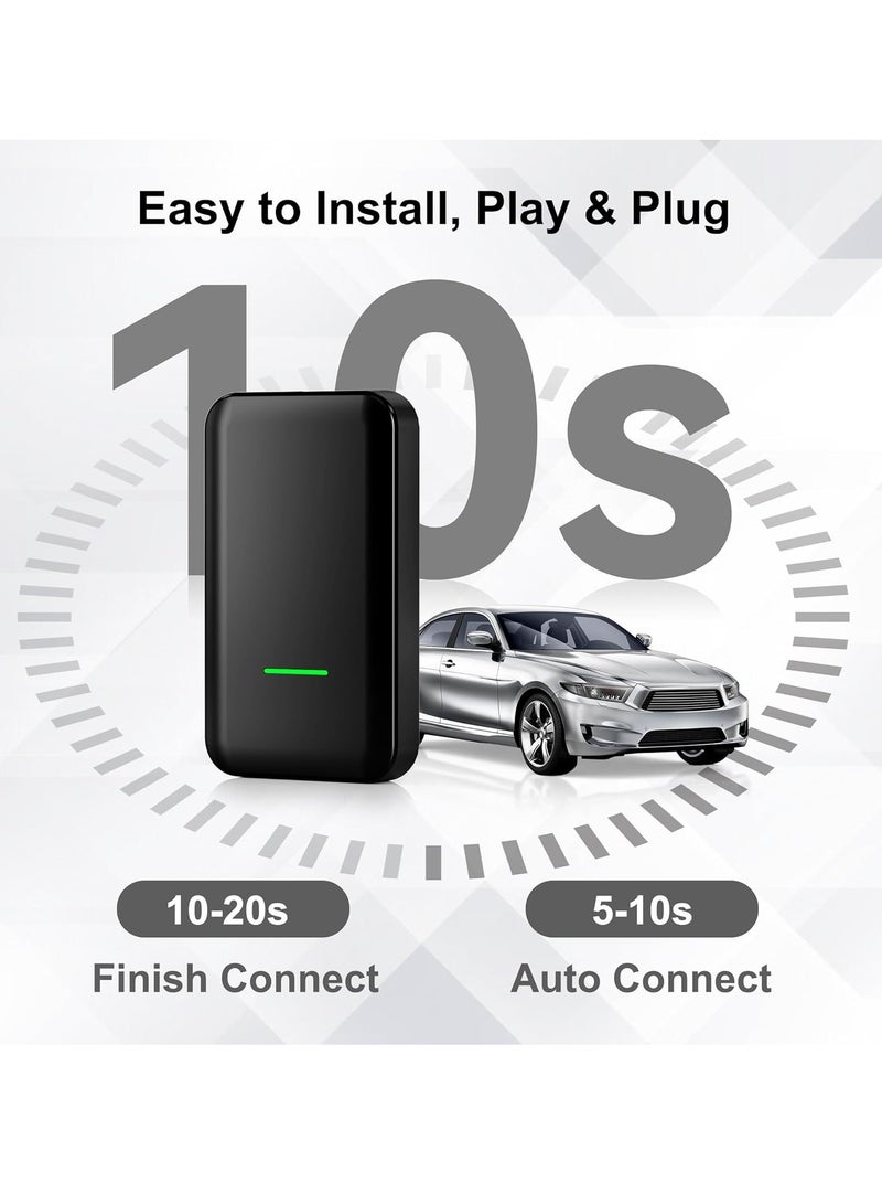SOLARAE Wireless CarPlay Adapter, Bluetooth Plug & Play Car Play Dongle, USB/Type-C Wired to Wireless CarPlay Adaptor 2023, CarPlay Magic Cars Box Compatible with Cars from 2016+ and Phone iOS 10+ - Image 2