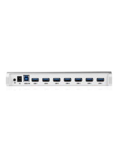NIBEMINENT 7-Port USB 3.0 Hub Silver  - Image 3