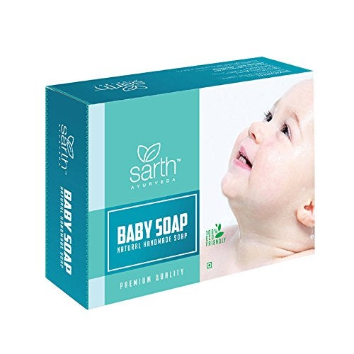 SARTH AYURVEDA Sarth Ayurveda Herbal Soap combo pack of Rose Soap Multani Mitti Soap Baby Soap Hair Care soap 4 100g Natural Body and Hair Soaps - Image 4