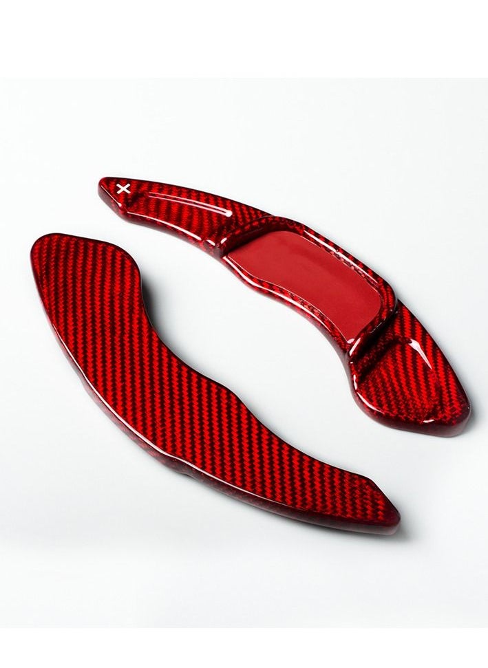 Generic - Original Carbon Fiber Steering Wheel Paddle Shifter Fit For Volkswagen VW Golf 7 GTI MK7 MK7.5 R 2015-2020 -Red - Image 1