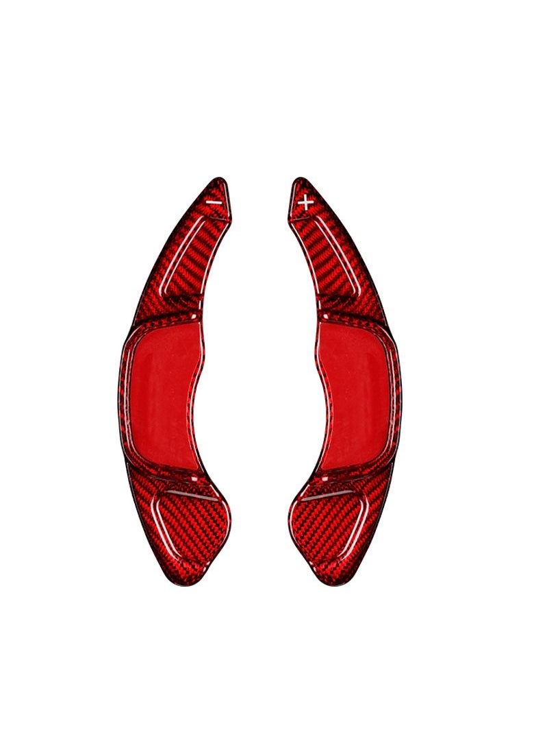 Generic - Original Carbon Fiber Steering Wheel Paddle Shifter Fit For Volkswagen VW Golf 7 GTI MK7 MK7.5 R 2015-2020 -Red - Image 1