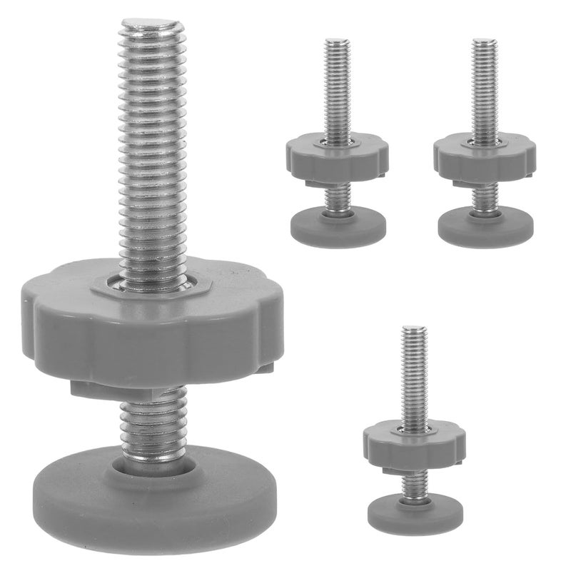 4pcs Gate Threaded Spindle Rod Replacement Screws Hardware Kit for Pet Dog Safety Gates Gray Small Screw Bolts with Nuts for Indoor Door - Image 1
