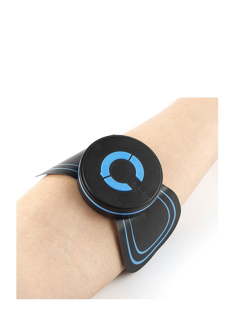 Y&D Neck Electric Massager TENS Massage Stickers Portable Mini Shoulder and Back Relieve Fatigue Black  - Image 1