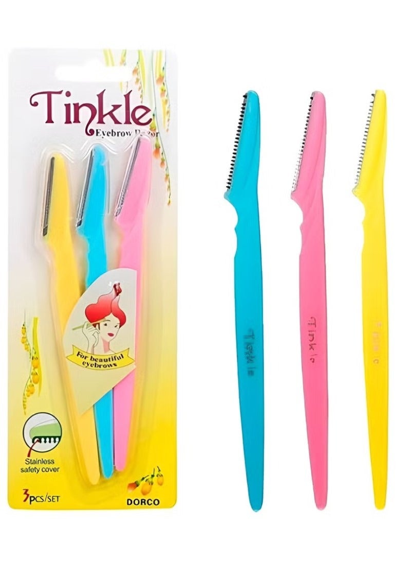 Tinkle Platinum Reinforced Women's Razor Blades 3 Pack Multicolor - Image 1