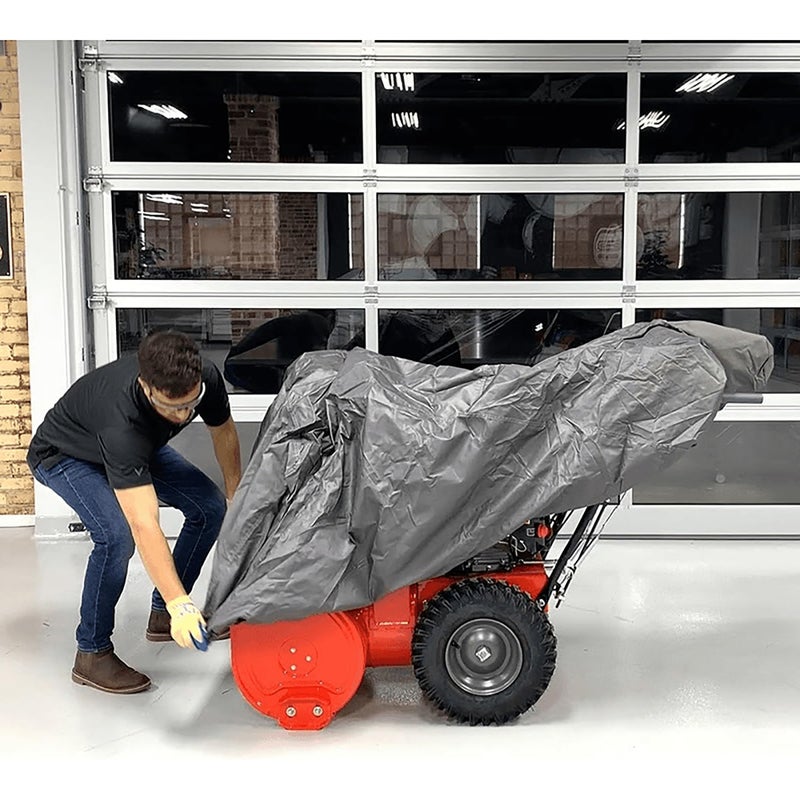 Ariens Waterproof Snow Blower Cover, Heavy Duty Fabric Storage and Outdoor Protection for Select 24-36 Inch Snowblower Models, Black - Image 3