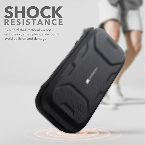 Mumba Carrying Case for Nintendo Switch OLED/Switch, Deluxe Protective Travel Carry Case Pouch for Nintendo Switch Console & Accessories (Black) - Image 3