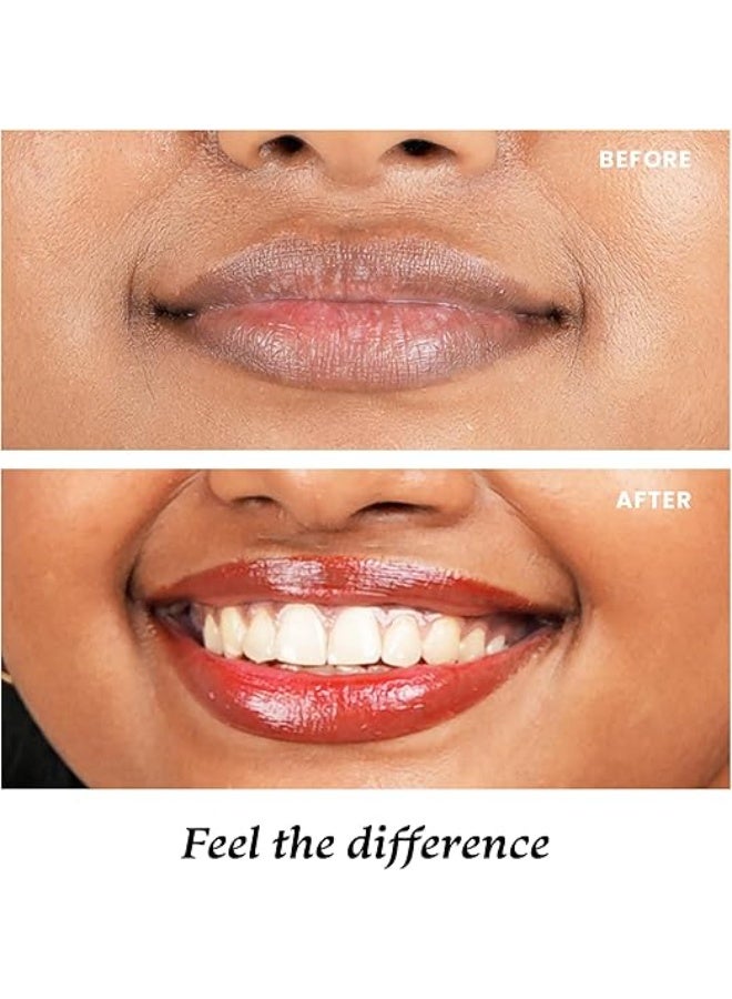 Foxtale Brightening Lip Balm with SPF 30  - Ruby Glaze 12gm - Image 3