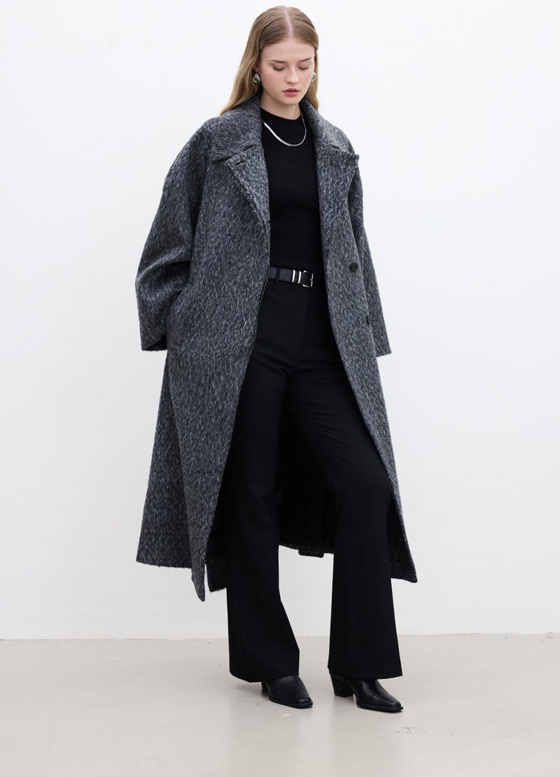Manuka Diana Maxi Premium Coat Anthracite  - Image 5