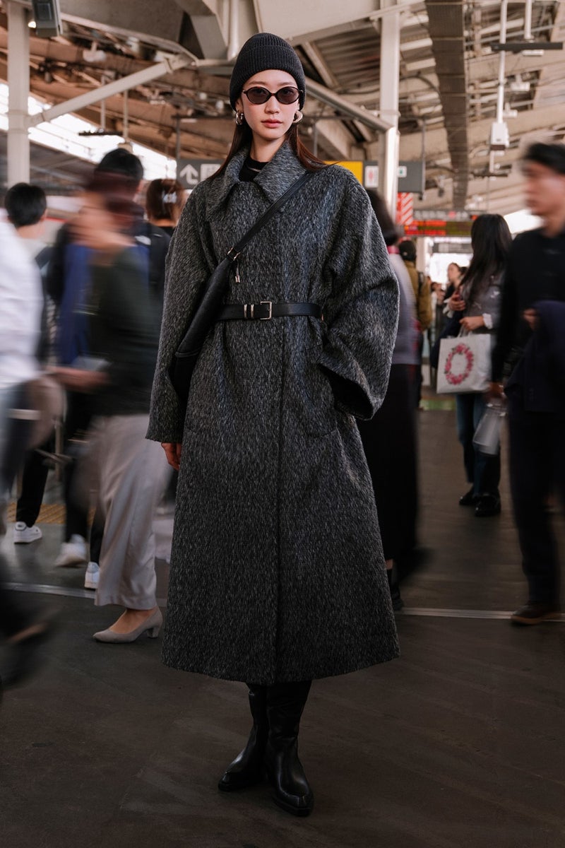 Manuka Diana Maxi Premium Coat Anthracite  - Image 1