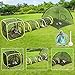 Wilwolfer Outdoor Cat Enclosures for Indoor Portable Mesh Tent Outdoor pet Tunnel Cat Playhouse with Adjustable Cat Harness and Leash for Walking Colorful Tease Ball for Small Animals - Image 3