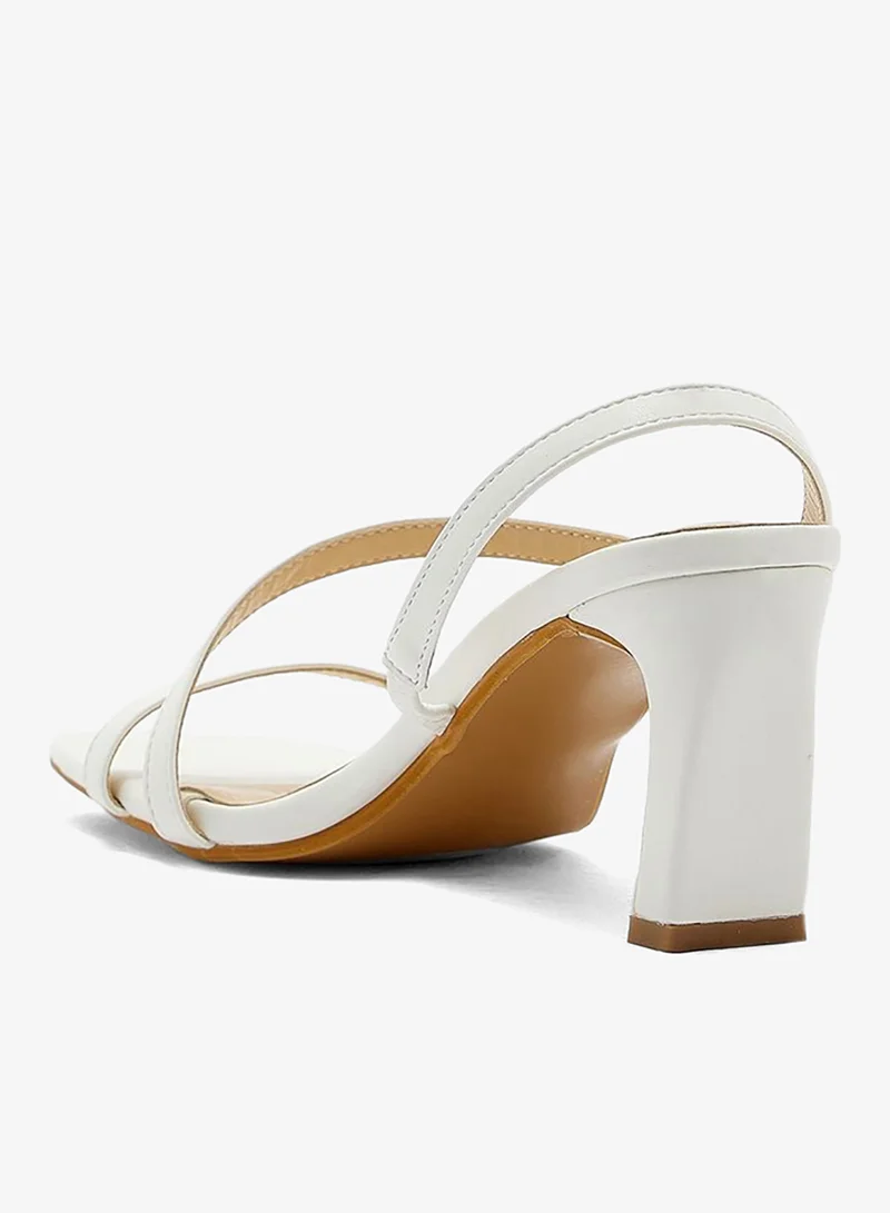 ELLA Strappy Asymetric Square Toe Sandal