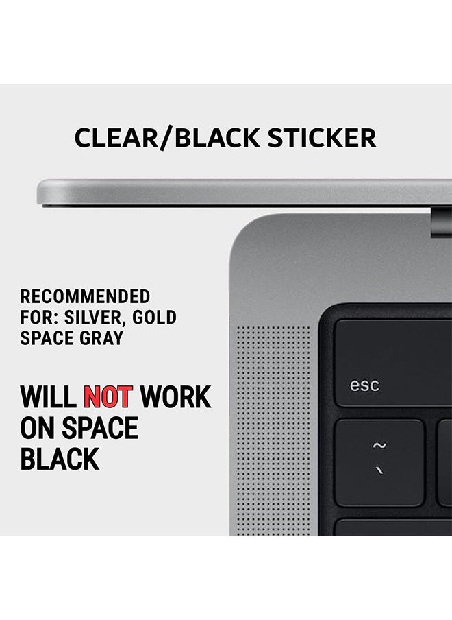 null - Mac OS Shortcuts Sticker | Keyboard Stickers for macOS | No-Residue Laminated Vinyl MacBook Cheatsheet for Laptop | MacBook Shortcuts 2025 (Clear) - Image 1