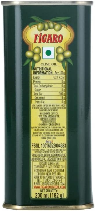 Figaro Olive Oil Best for Skin Massage Hair Care Oil 200ml - Image 3