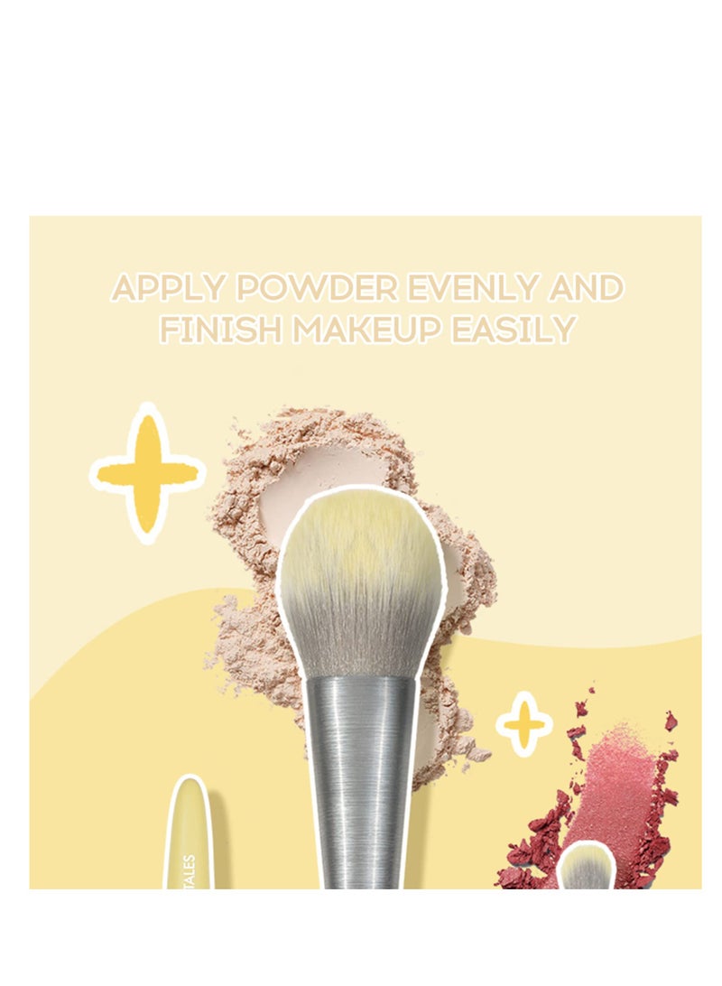 SOLARAE 8-Piece Makeup Brush Set with Cruelty-Free Synthetic Fiber Bristles for Foundation, Eyeshadow, Eyeliner, and Lip Makeup - Soft Brushes for Blending and Precision Application. - Image 4