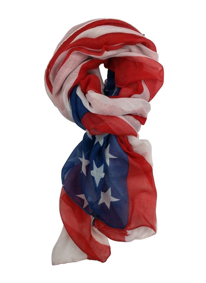 Usa Flag Scarf, Patriotic, Red, White And Blue American Flag Scarf (Classic Wide Stripes) - pzsku/Z562802A49F2A0CBFEED5Z/45/_/1735566641/aefeca2a-61b4-42e3-a9e5-c73201ef6c43