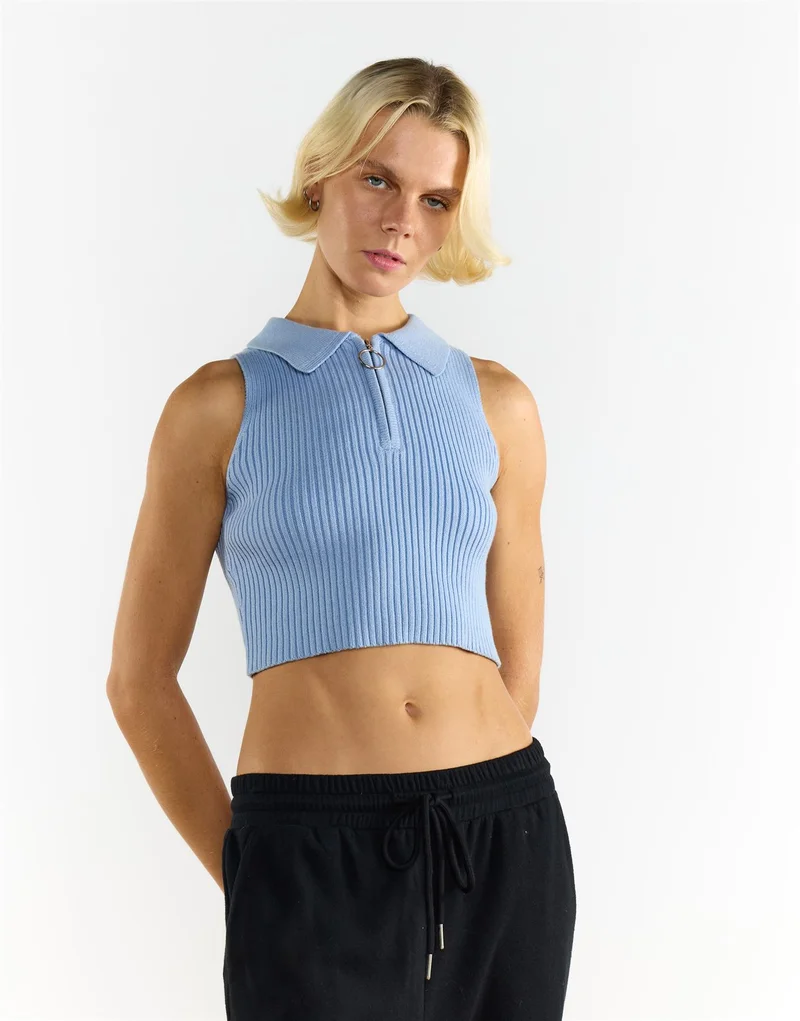 Glamorous  A - LADIES TOP-LIGHT BLUE for Women | Best Price UAE