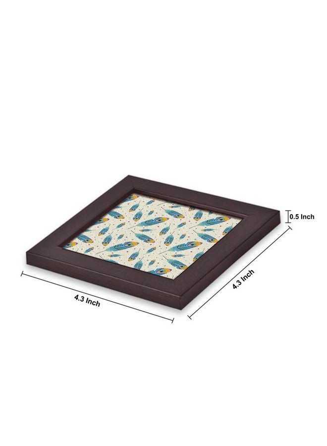 Paper Plane Design Tea Coffee Coaster Set Wooden Decorative Coasters Set. Home and Office Wooden Coasters Design 201 - Image 4