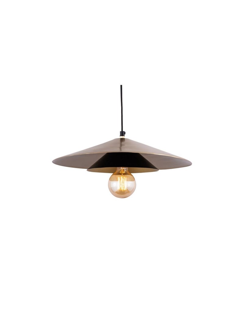 DANUBE HOME Grace Pendant Chandelier - Elegant Indoor Lighting - 41x41x12cm - Single E27 Bulb - Stylish Gold Iron Design - 1 Year Warranty 