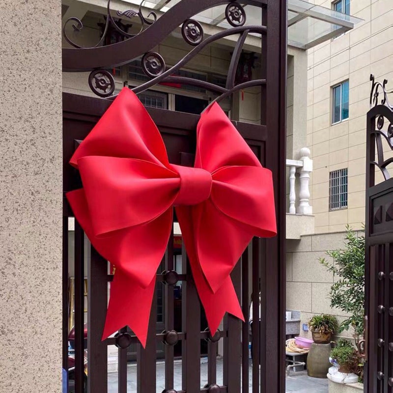 DIY Oversized Bowknot EVA Sponge Bow Hanging Decoration Shopping Mall Party Photo Props Red - Image 1