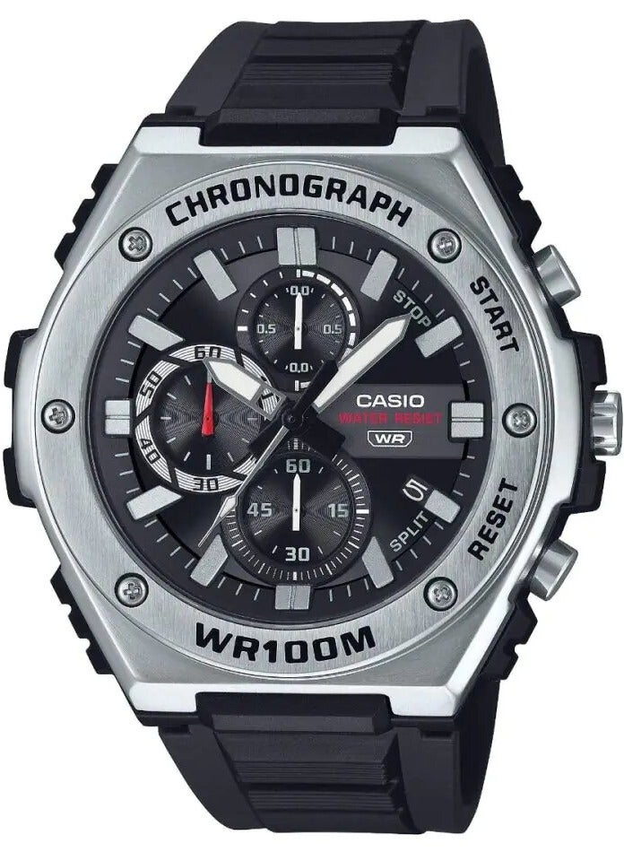 كاسيو ساعة رجالية رياضية كرونوغراف تناظرية - MWA-300H-1AVDF - Image 1