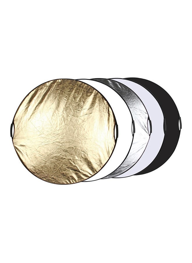 NIBEMINENT 5-In-1 Folding Studio Reflector Board 110centimeter Multicolour  - Image 1