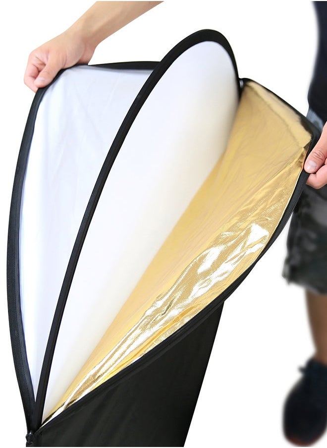 NIBEMINENT 5-In-1 Folding Studio Reflector Board 110centimeter Multicolour  - Image 4