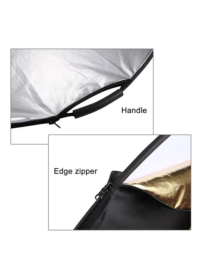 NIBEMINENT 5-In-1 Folding Studio Reflector Board 110centimeter Multicolour  - Image 5