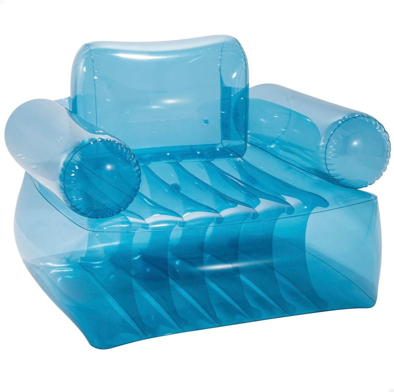 Intex Inflatable Armchair - Transparent Blue - Image 1