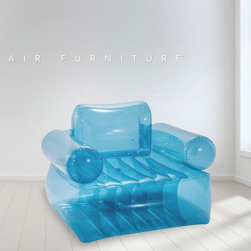 Intex Inflatable Armchair - Transparent Blue - Image 4