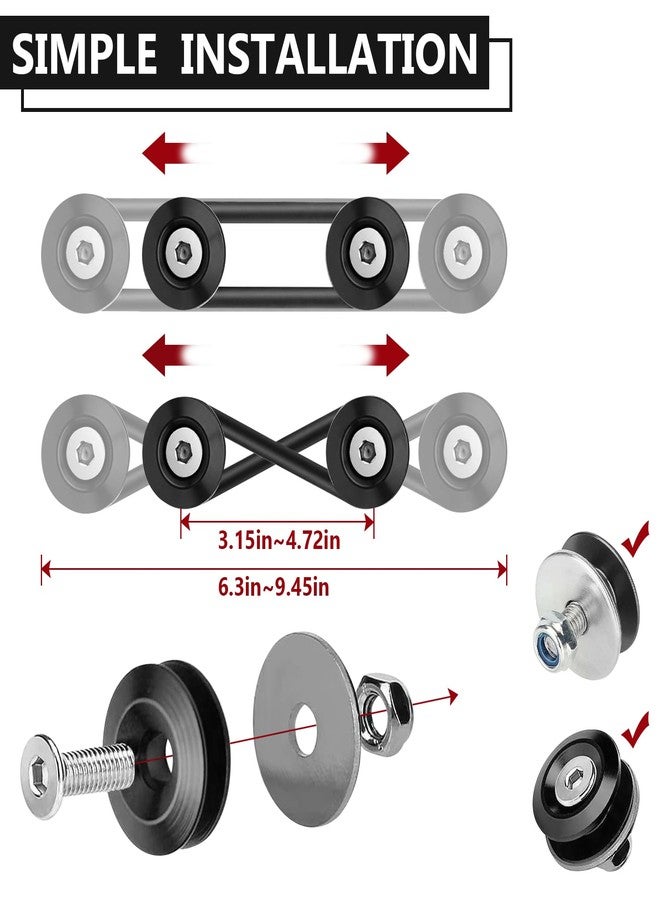 BFXM Universal Car Bumper Quick Release Clips Fasteners Kit, Front and Rear Bumper Fasteners, Ultimate Fastening Solution for Quick Bumper Release. - Image 4