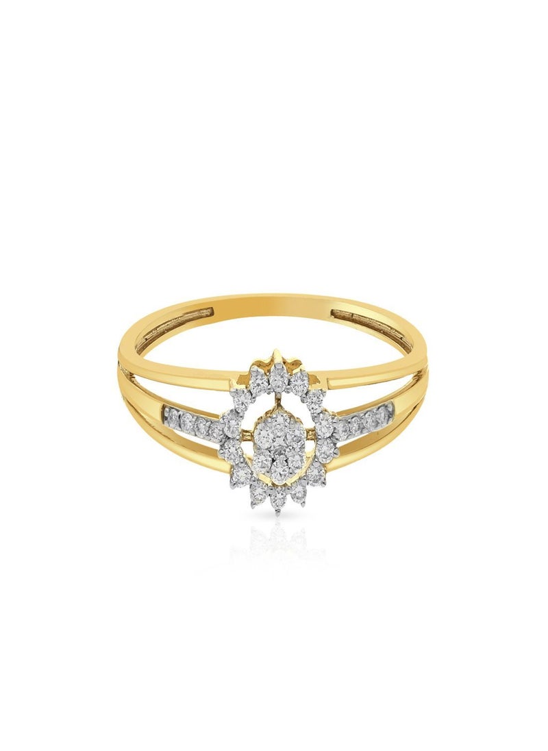 Malabar Gold and Diamonds Malabar Gold and Diamonds 18 Carat 750 Purity Diamond Ring MNAAFD043RN1YVVSVS-GH13  - Image 2
