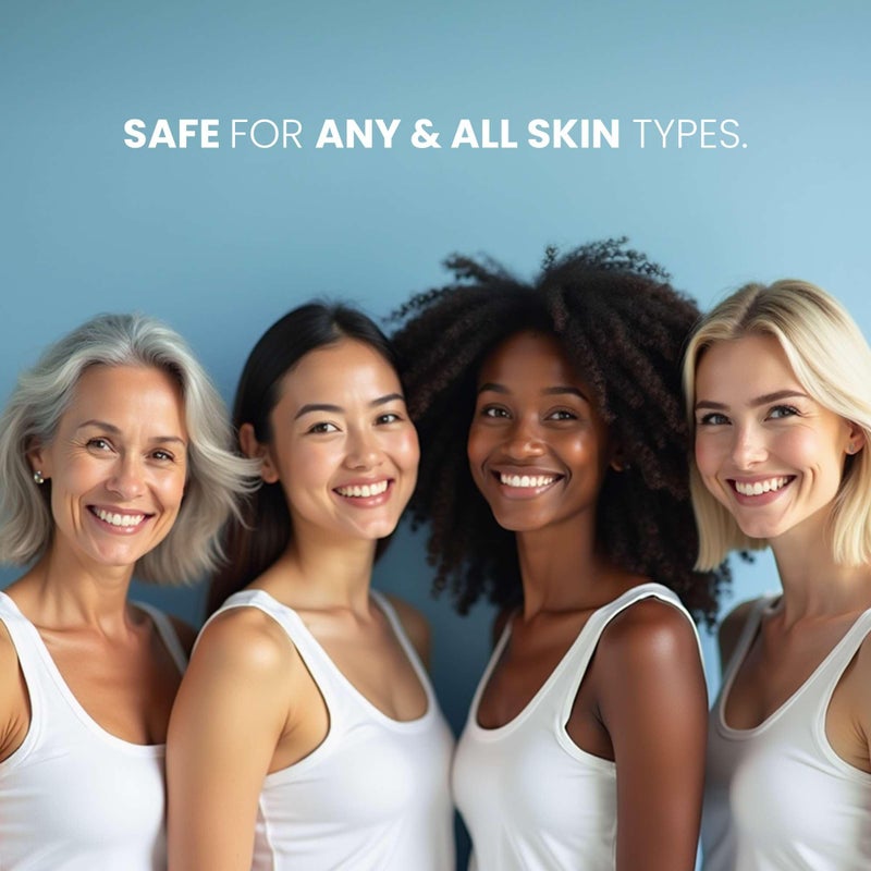 Eva Naturals رذاذ حمض الهيبوكلوروس للوجه والبشرة والجسم - تونر رذاذ HOCl للوجه، منظف مرطب لحب الشباب، الإكزيما، الوردية، الجفون، الحيوانات الأليفة، التمارين، الأطفال، الظهر، الاحمرار، رذاذ العناية الحساسة - 8 أونصة - Image 3