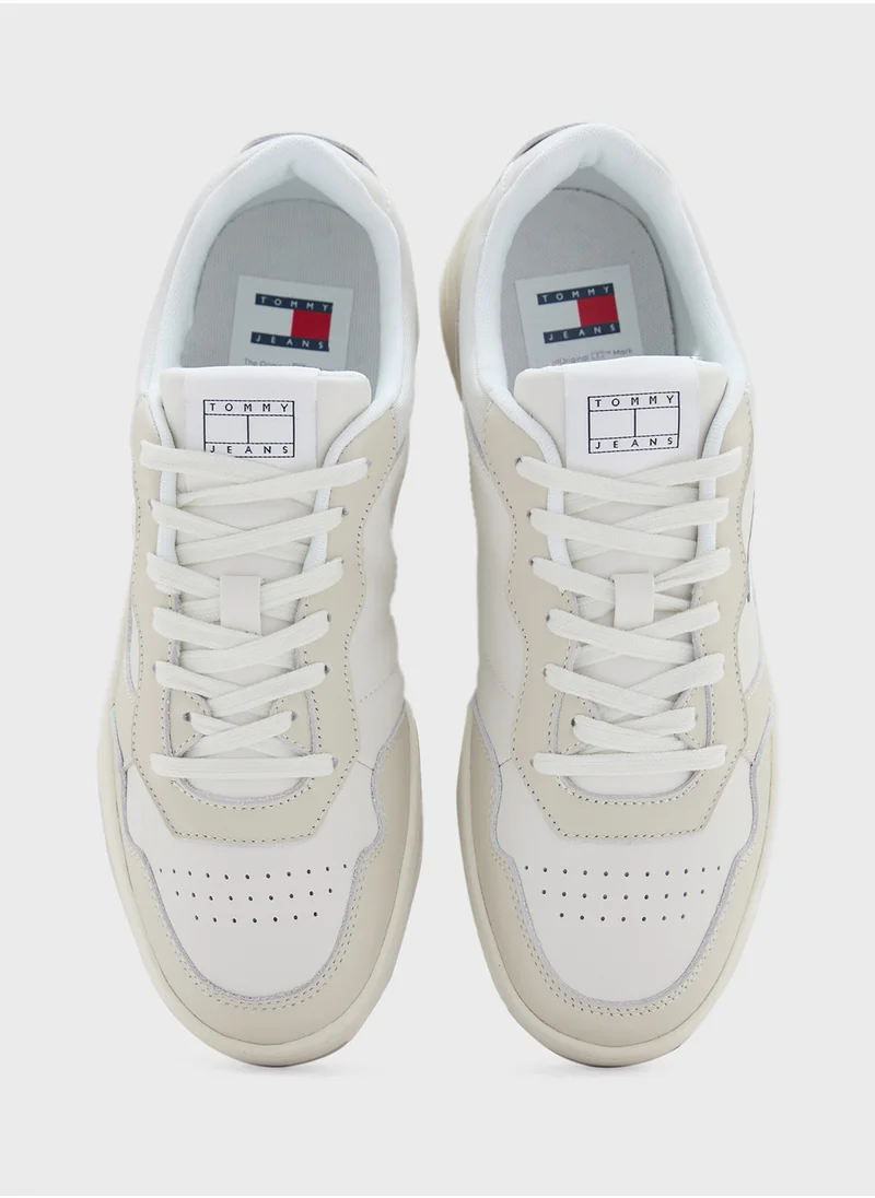 تومي جينز Casual Lase Up Low - Top Sneakers