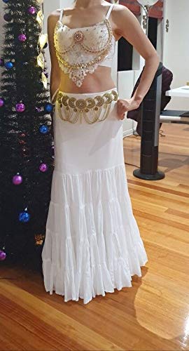Idealway Vintage Silver/Bronze Waist Chian Hollow out Carving Rhinestone Crystal Body Chain Summer Beach Body Waist Chain Jewelry (Brown) - Image 3