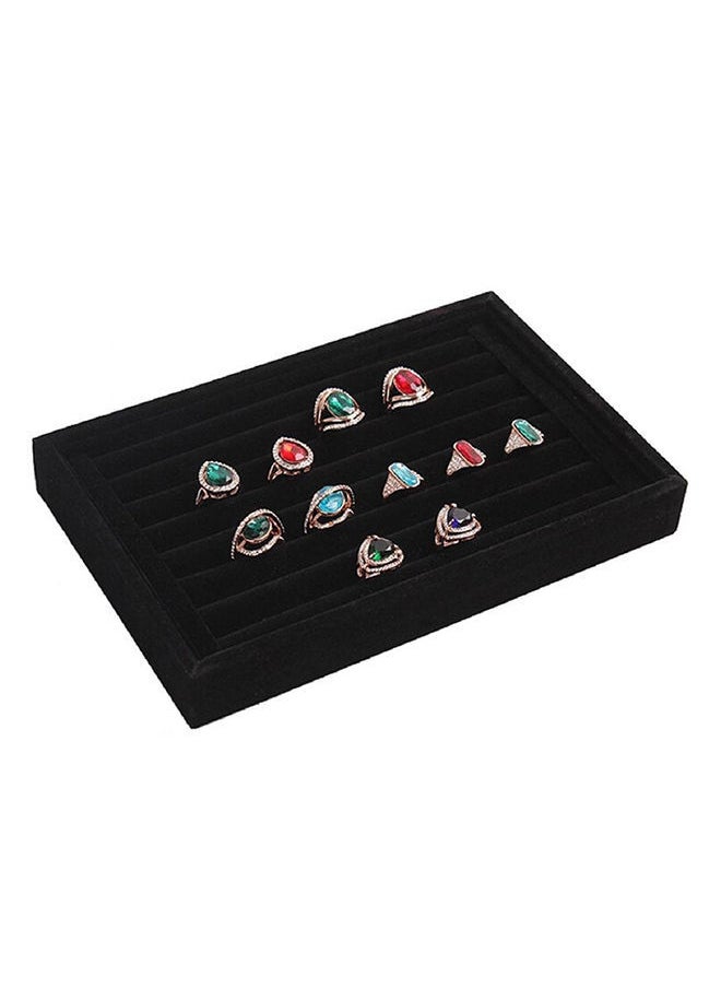 NIBEMINENT - Full Velvet Ring Earrings Display Tray - Image 1