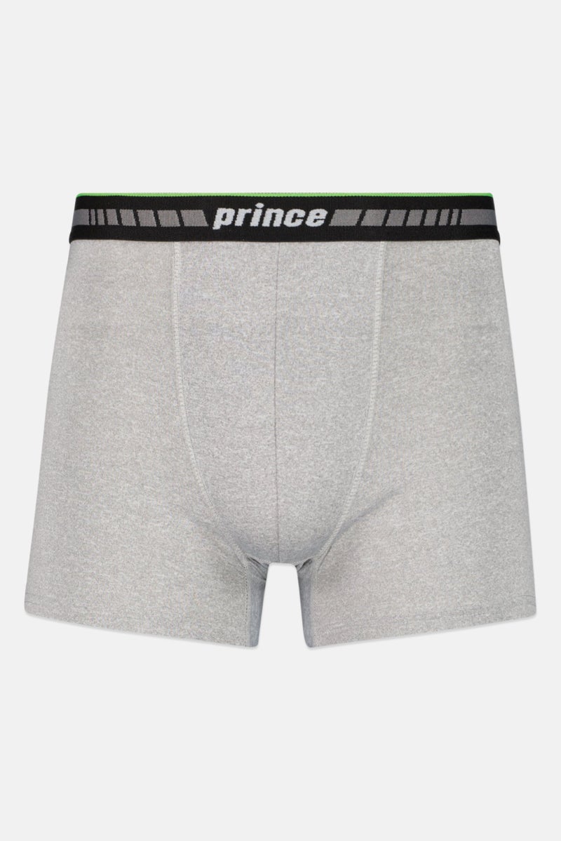 Prince Men 3 Pieces Brand Logo Boxer Brief, White Combo - Image 5