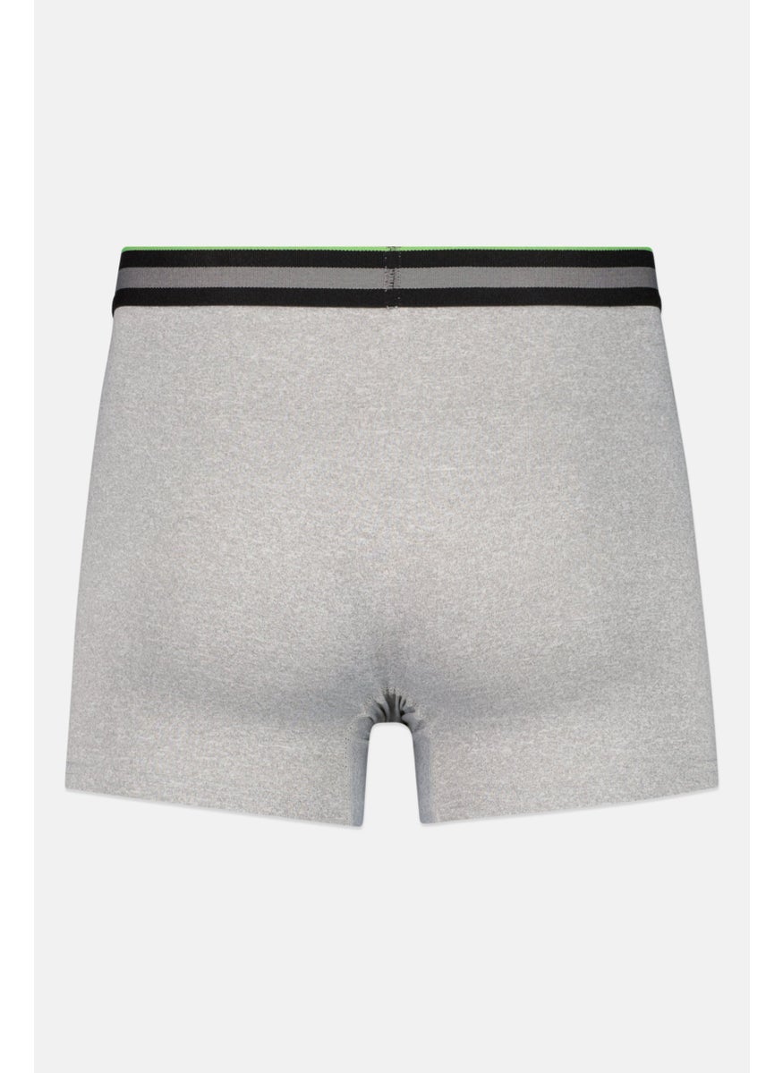 Prince Men 3 Pieces Brand Logo Boxer Brief, White Combo  - Image 4