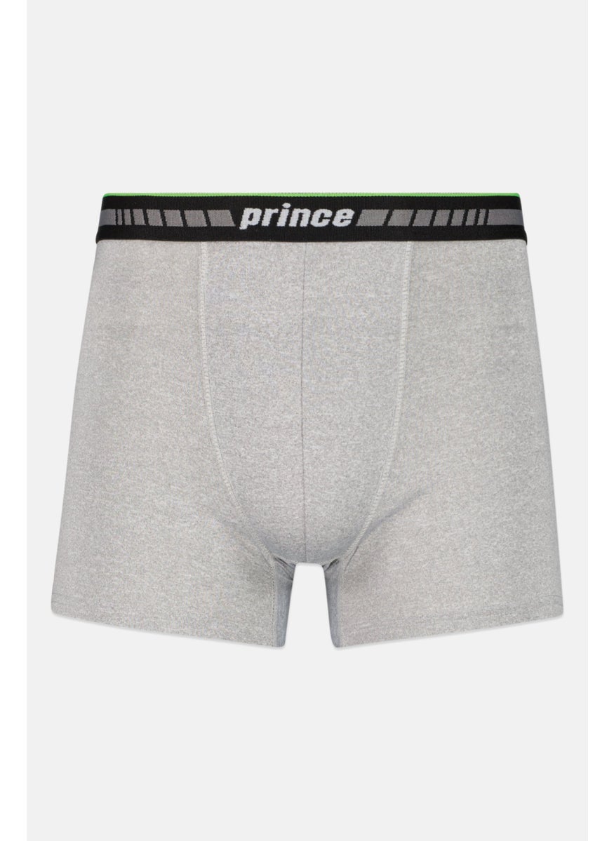 Prince Men 3 Pieces Brand Logo Boxer Brief, White Combo  - Image 5