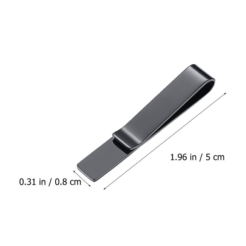 Tie Clips for Business, Durable Stainless Steel Tie Bars with Classic Style - Image 2